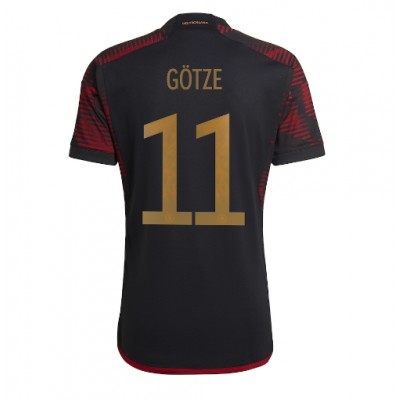 Tyskland Mario Gotze #11 Bortedrakt VM 2022 Kortermet